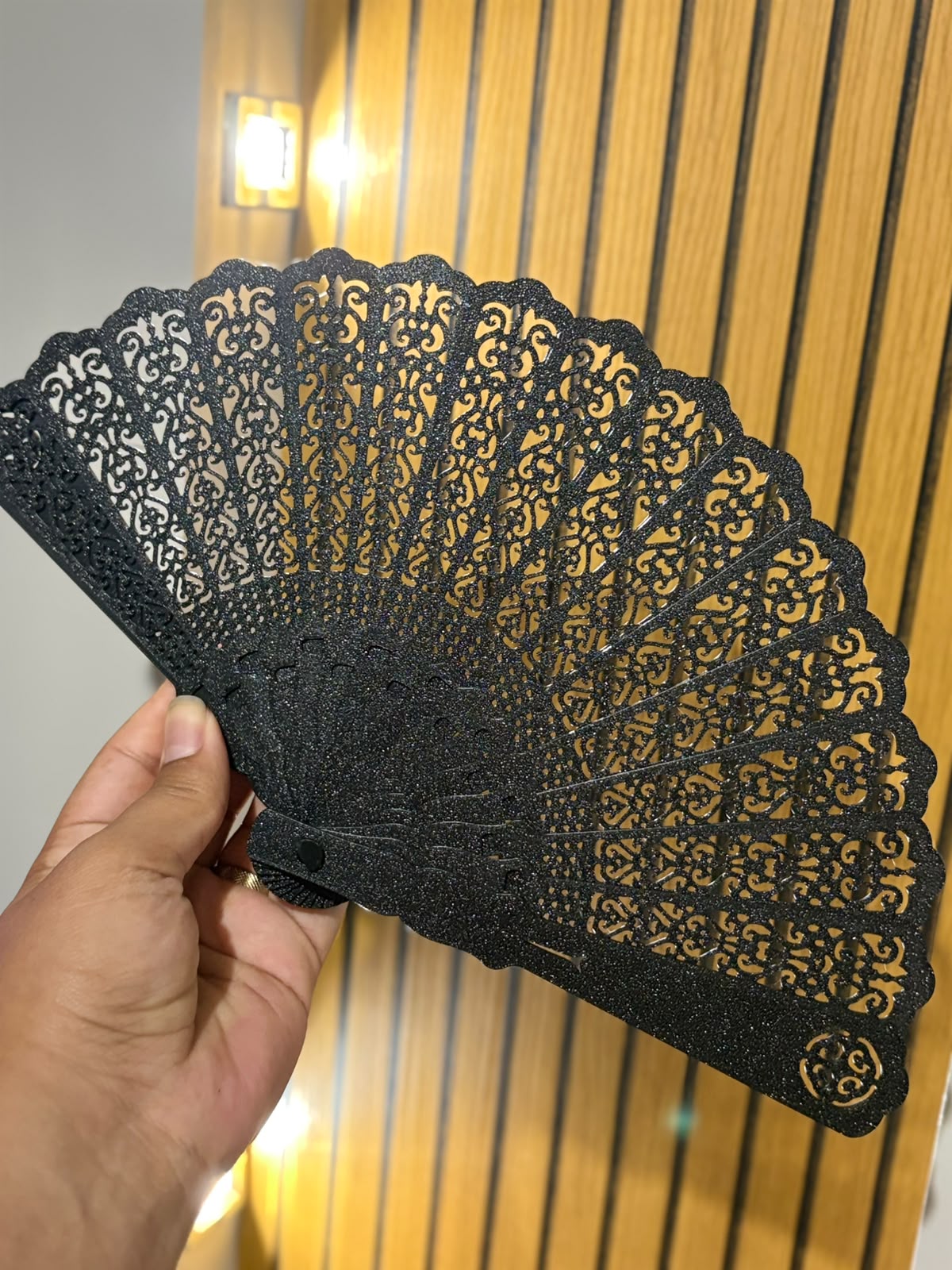 Leque trabalhado
